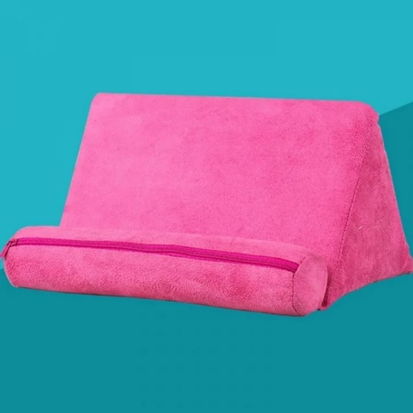 NWOT Hello Plush Tablet Holder in Magenta-O/S - Picture 6 of 7